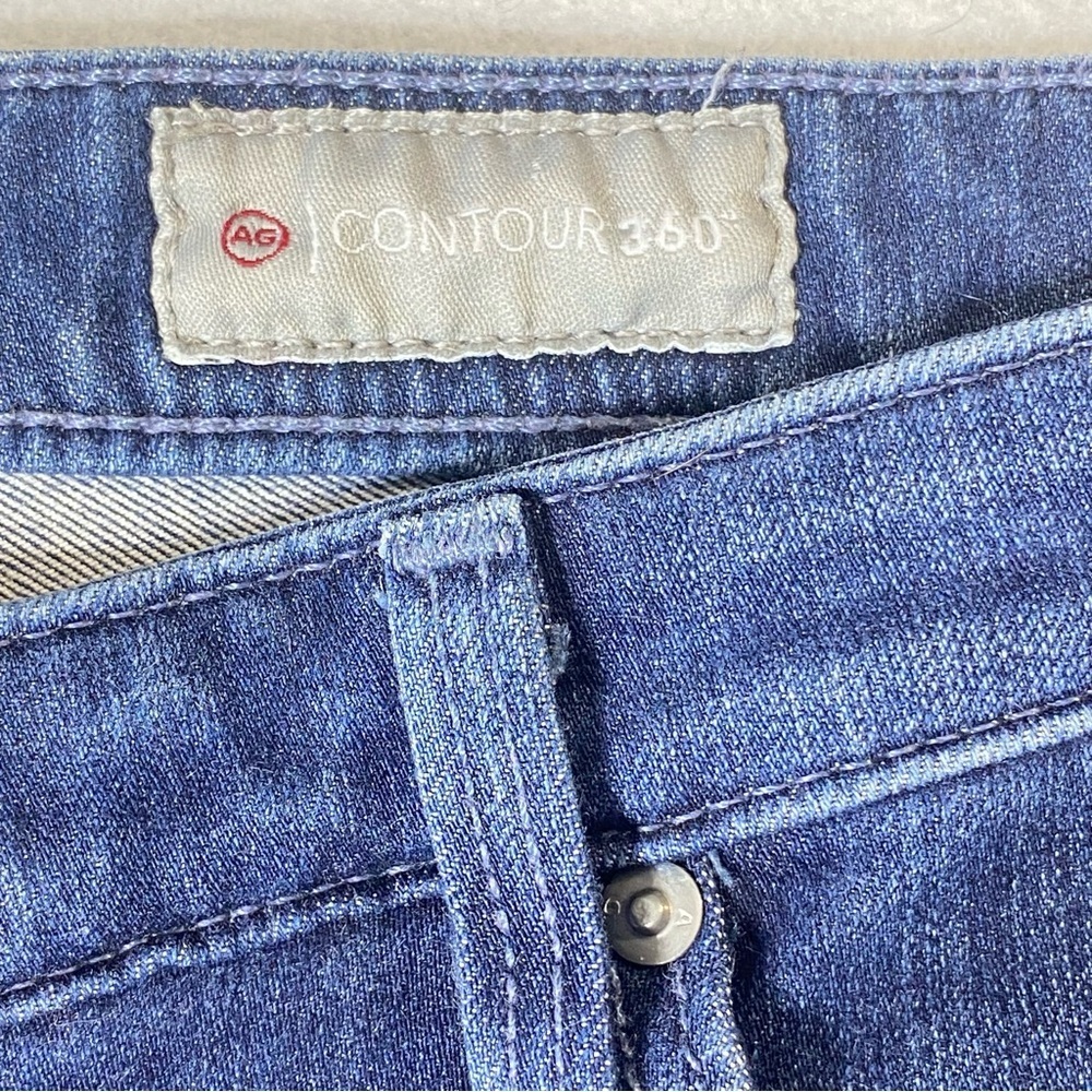 AG Adriano Goldschmied Jeans Women's 28R Blue Prima Mid Rise Cigarette Contour - Picture 6 of 16
